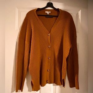 NWOT Amuse Society brown cardigan